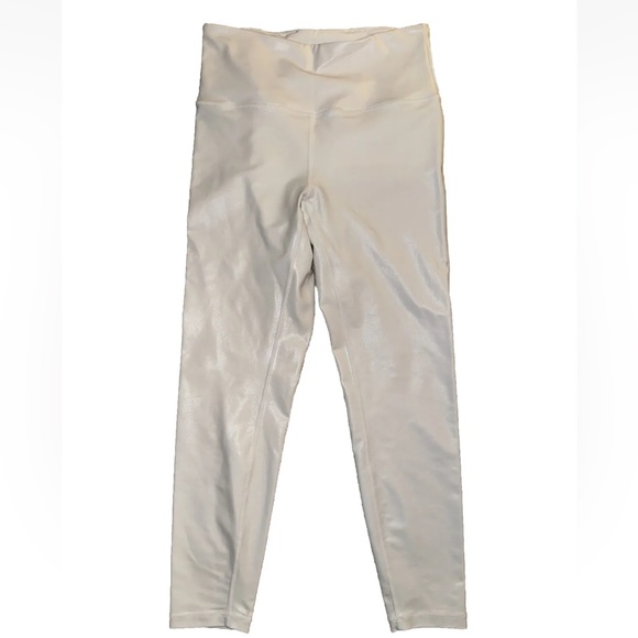 Ziya Active White Unicorn Luxe 7/8 Leggings Set Pants Size 6-8 Bra Size Large - Picture 9 of 16